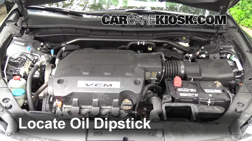 2012 Honda Crosstour EX-L 3.5L V6 Oil Check Oil Level
